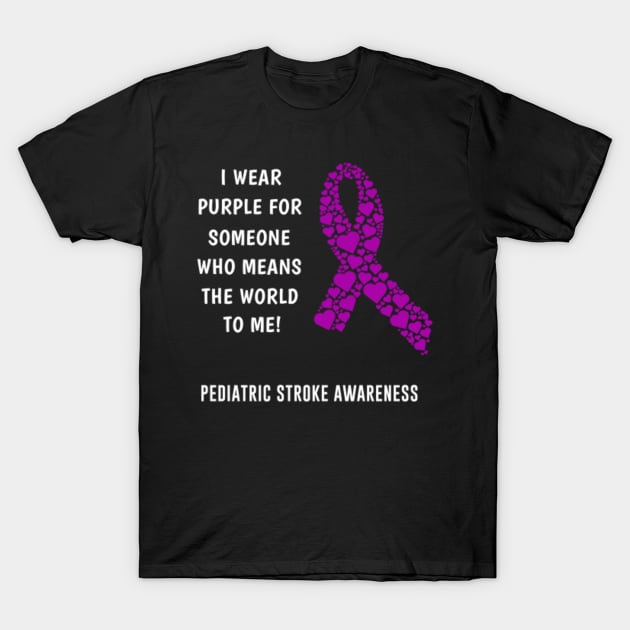 Pediatric Stroke T-Shirt by mikevdv2001